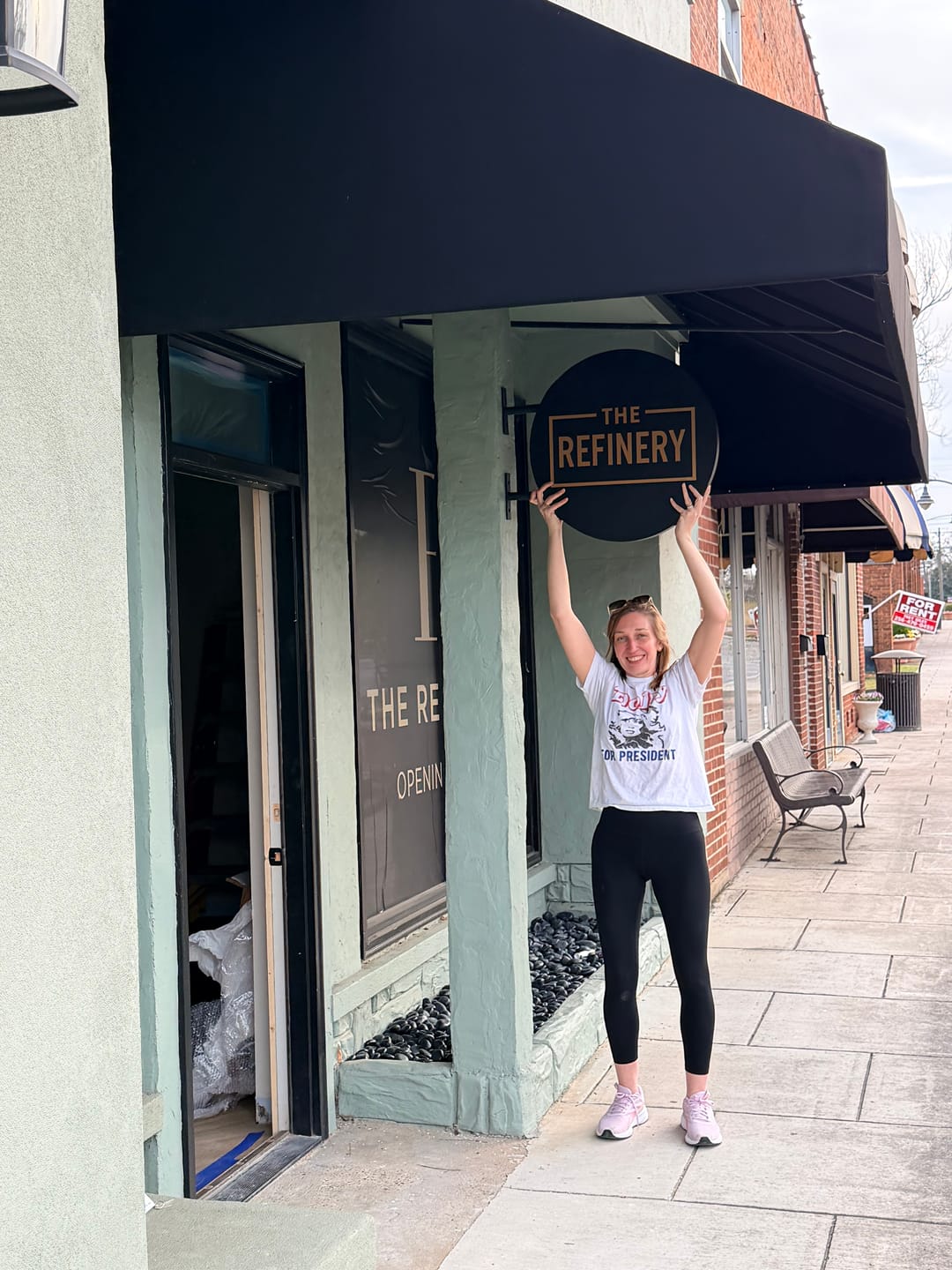 Customer photo review of CUSTOM MOCKUP SIGN FOR Mark Christensen