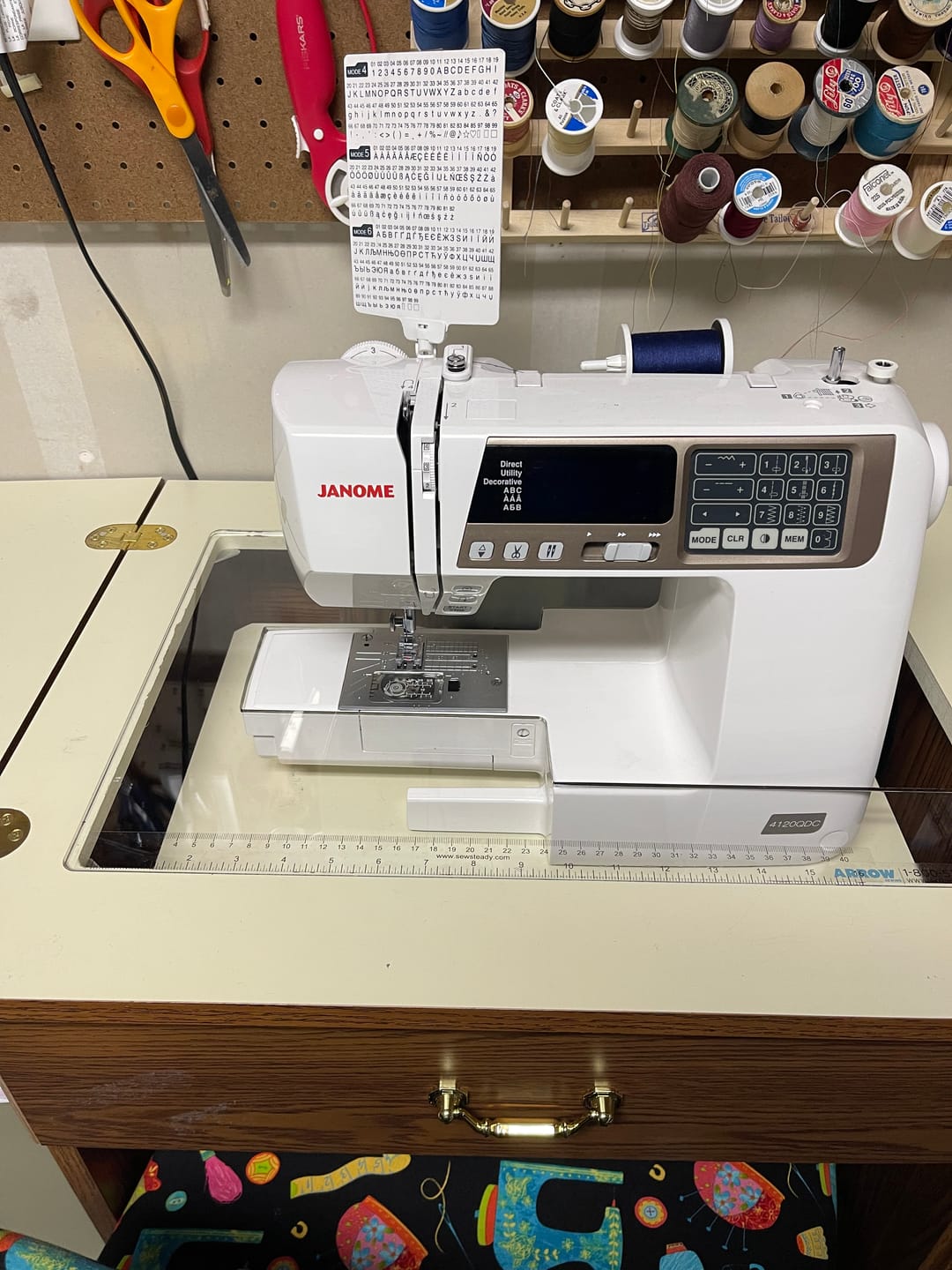 Customer photo review of Custom Sewing Machine Insert