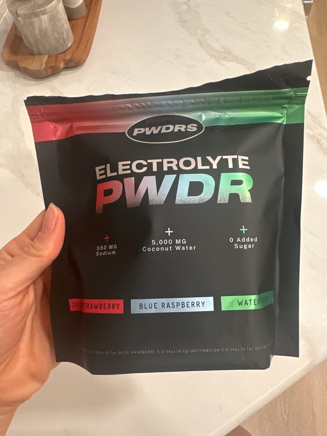 Customer photo review of ELECTROLYTE PWDR