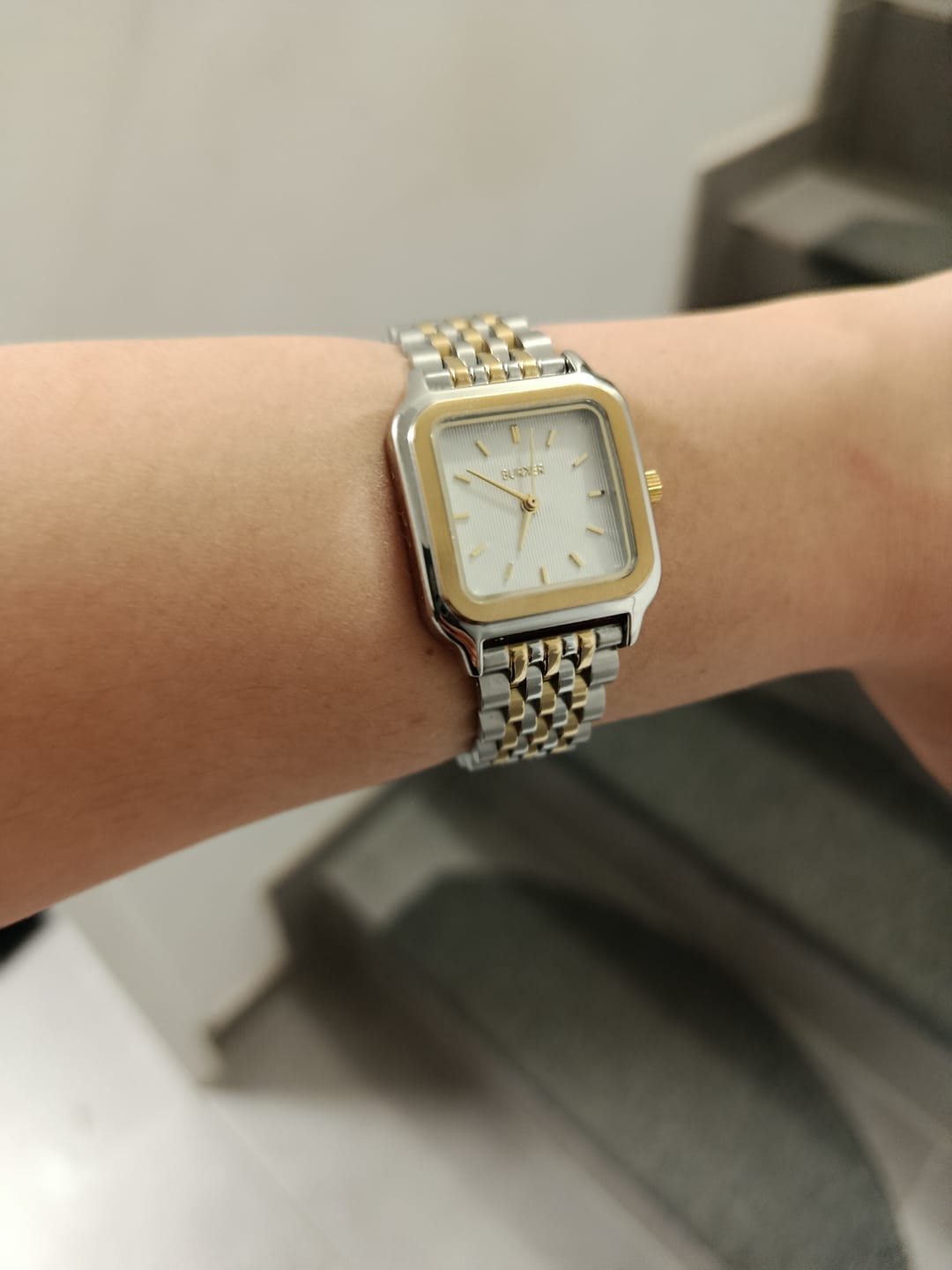 Customer photo review of Macy Gold Silver