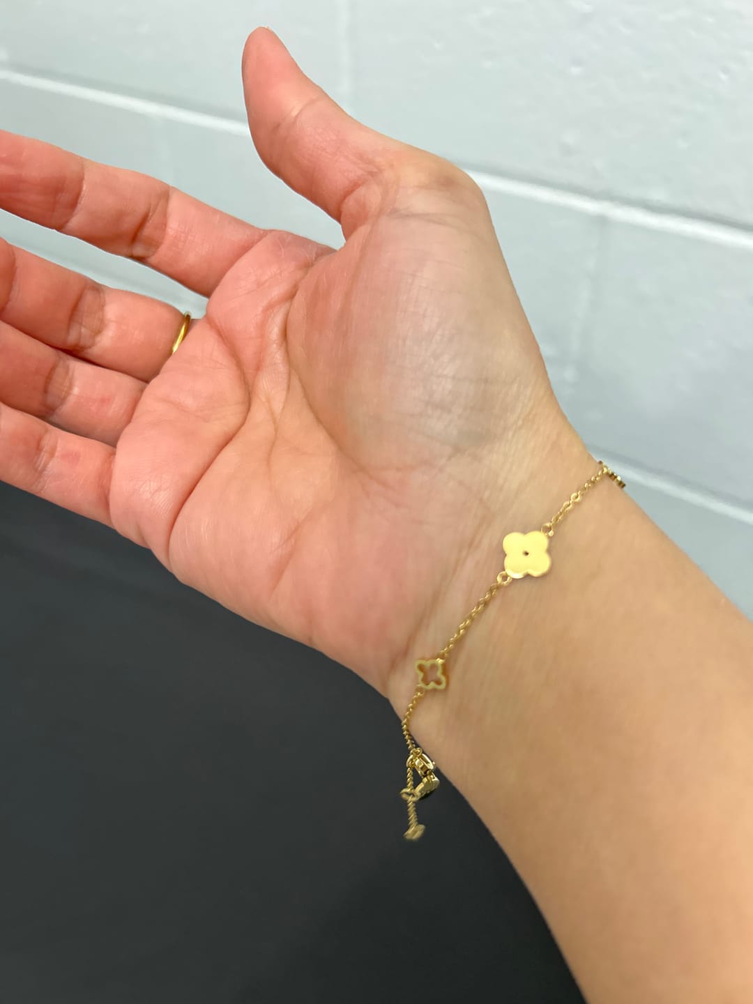 Customer photo review of Multi Clover Bracelet