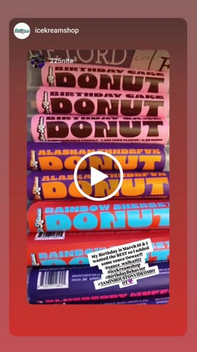 Customer video review of THCA BIRTHDAY CAKE DONUTS