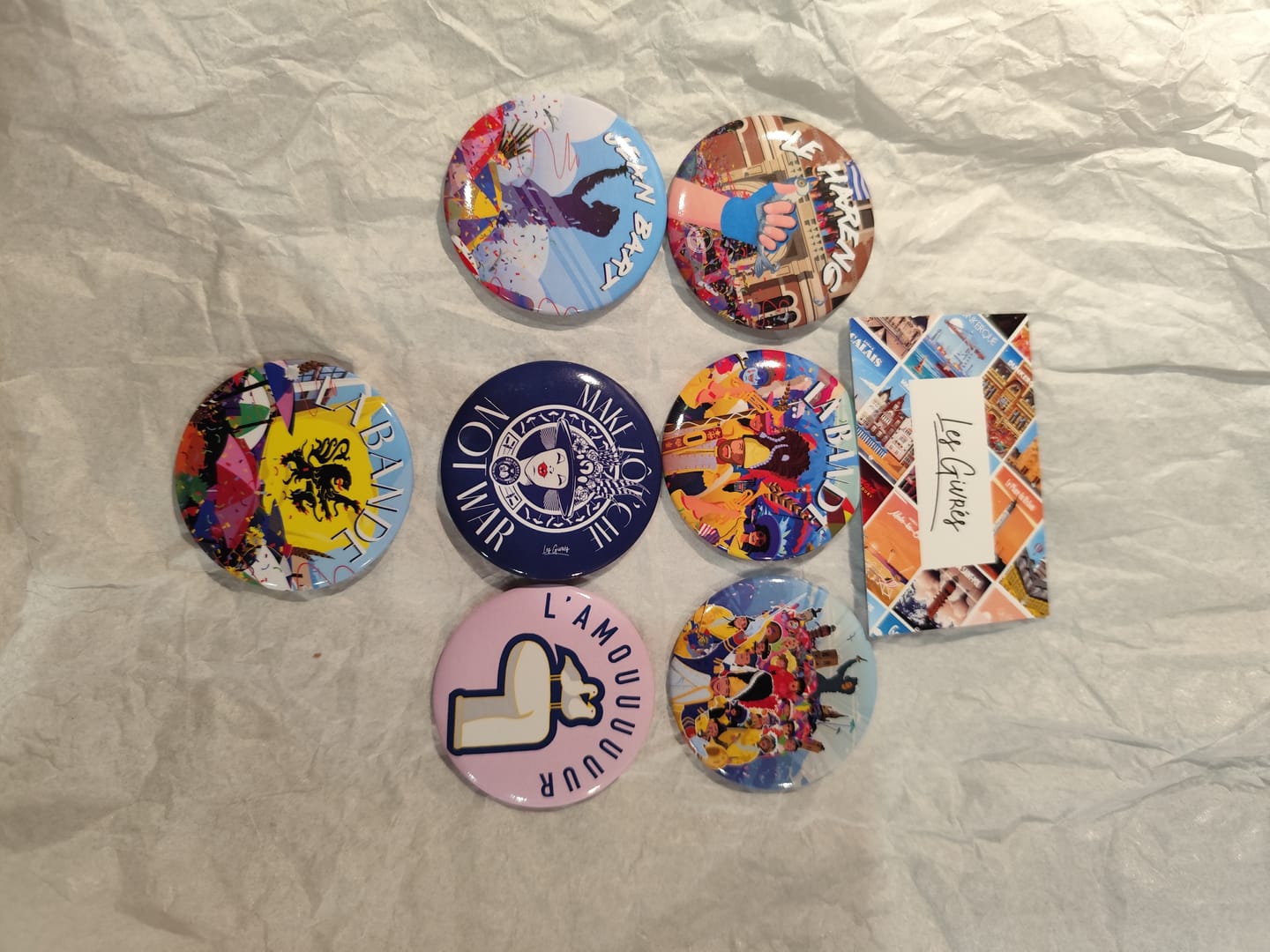 Customer photo review of Badges Carnaval de Dunkerque