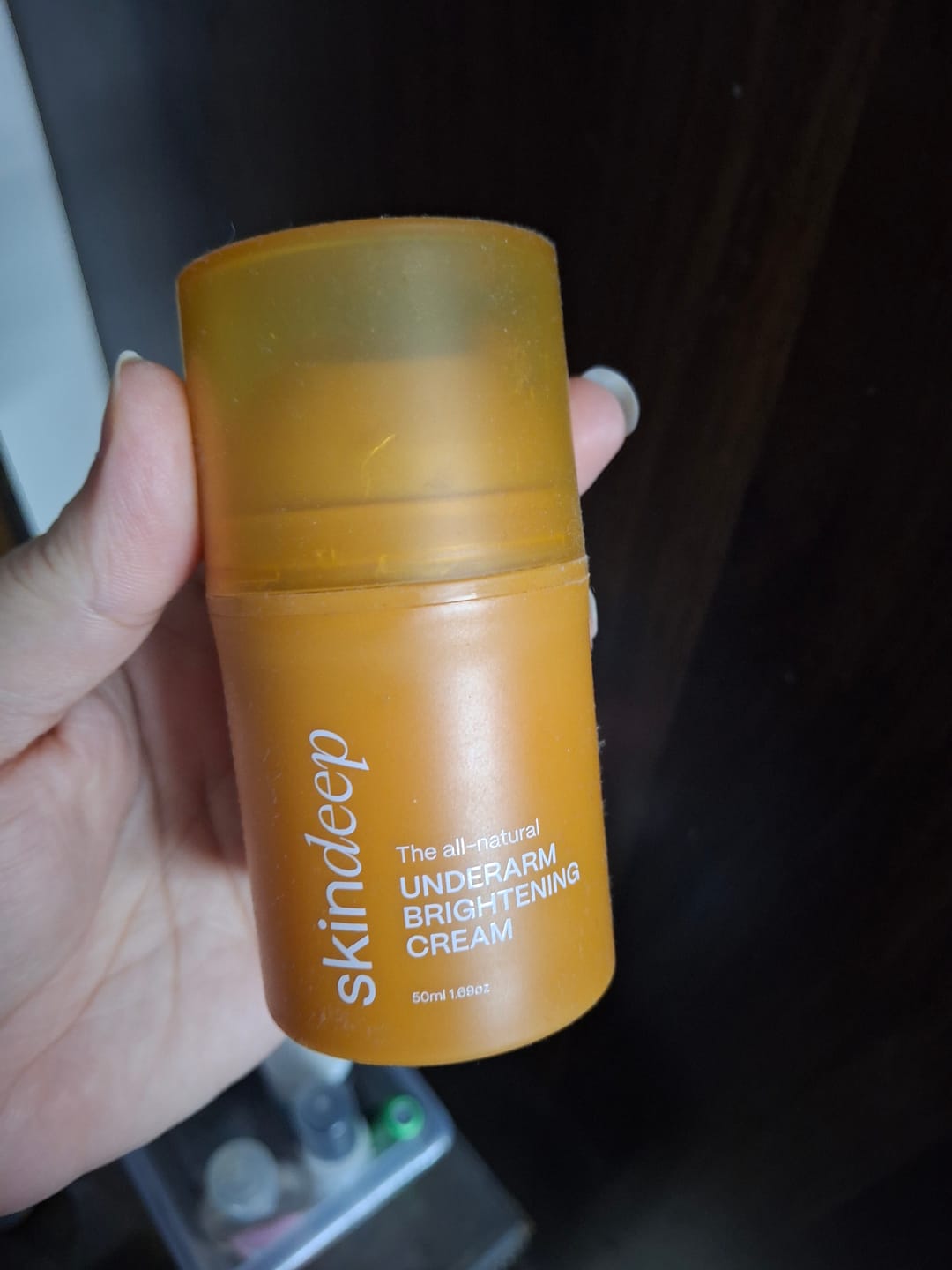 Customer photo review of THE ALL-NATURAL UNDERARM BRIGHTENING CREAM