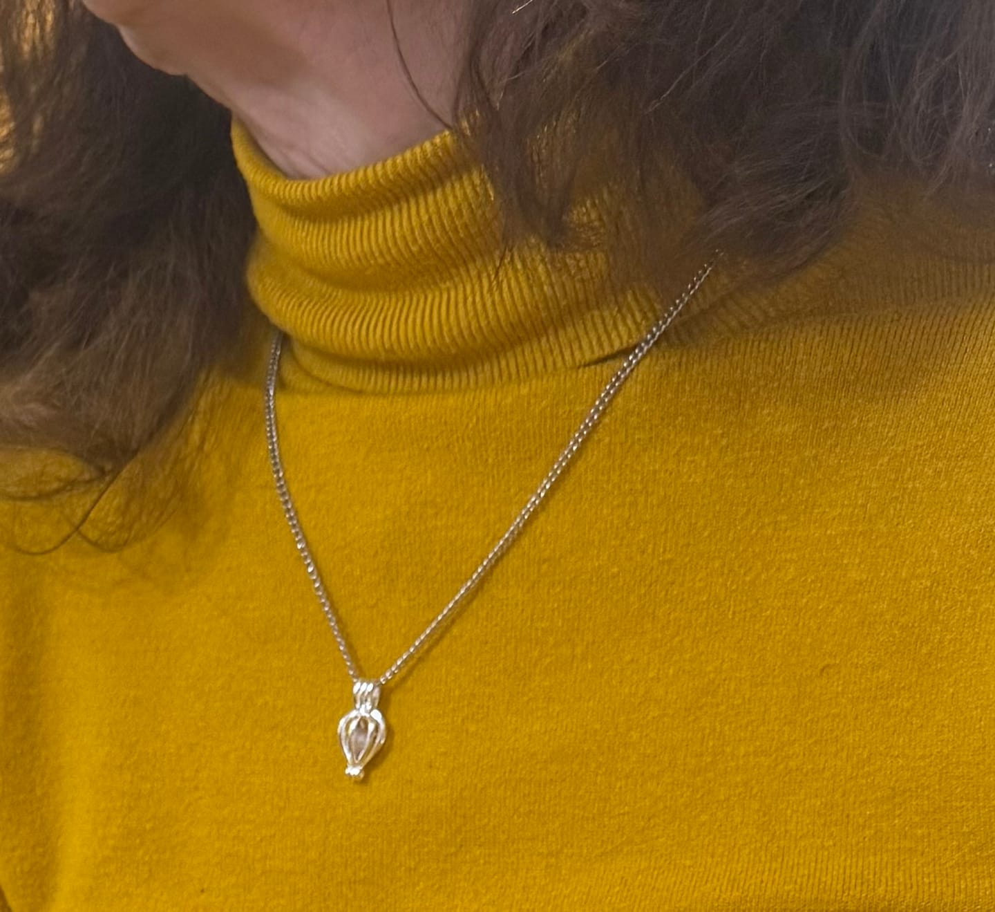 Reseña con foto de cliente del Kit de collar de perlas FabuLove