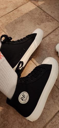 Customer photo review of Center High-Top Black/Sea Salt