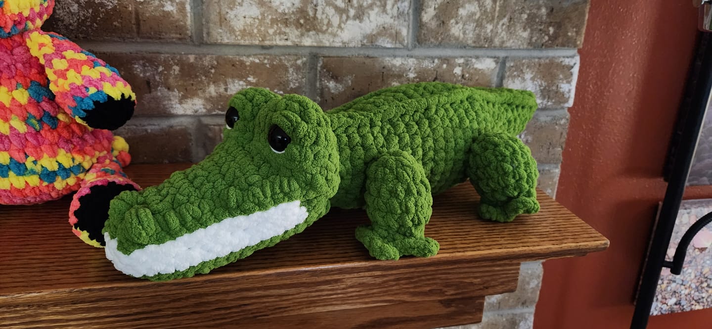 Customer photo review of Alligator Crochet Pattern PDF
