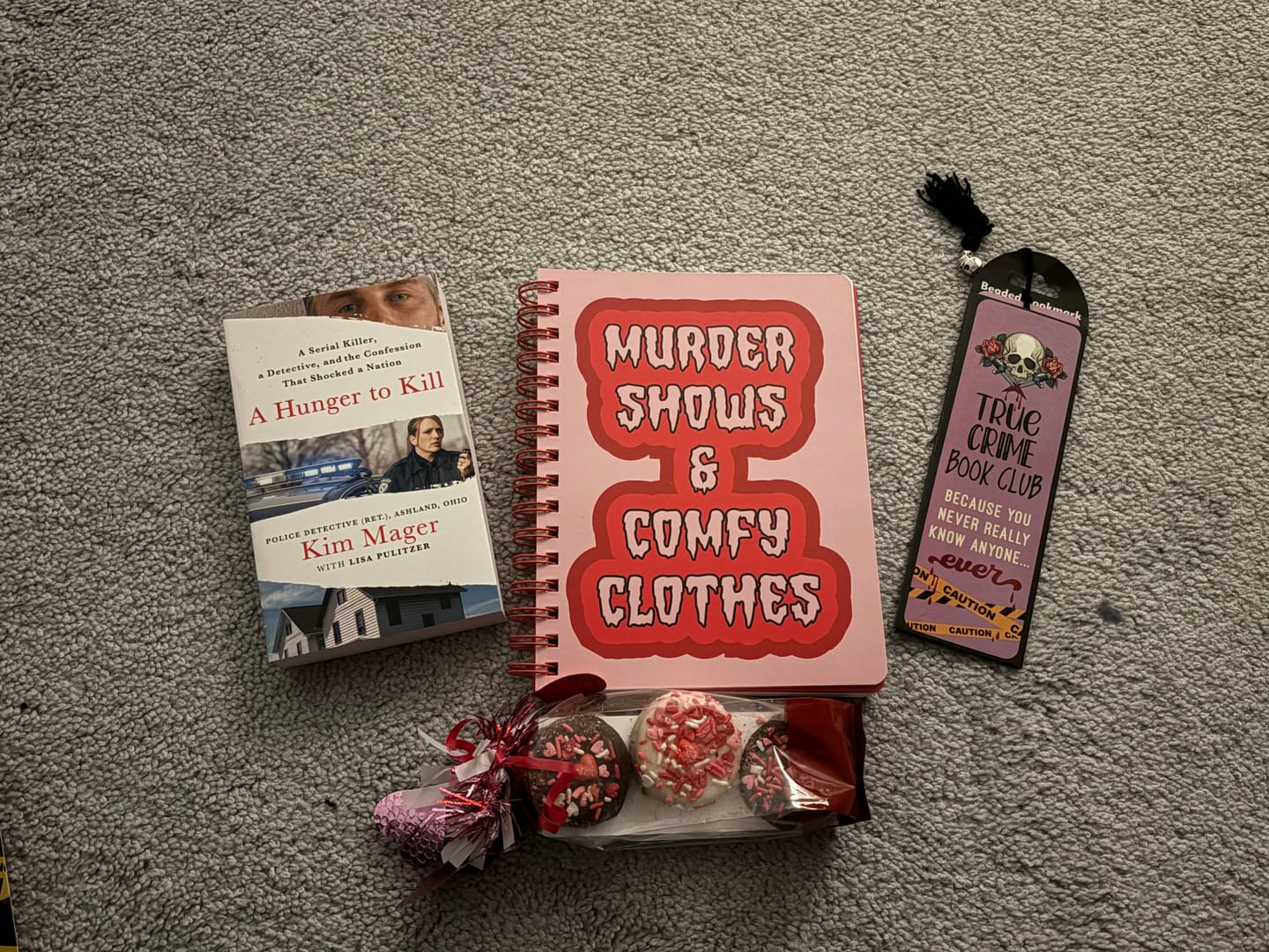 Customer photo review of Bi-monthly True Crime Book Box