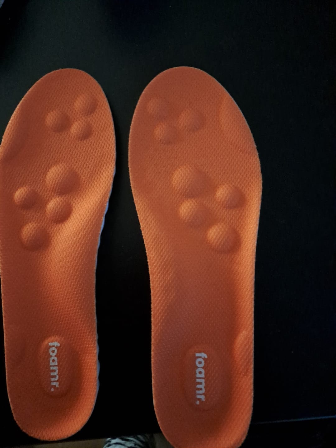 Customer photo review of Foamr® Massage-Einlegesohlen – Lindern Fersensporn & Plantarfasziitis