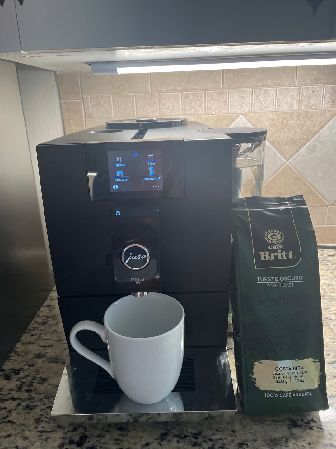 Customer photo review of COSTA RICAN DARK ROAST COFFEE