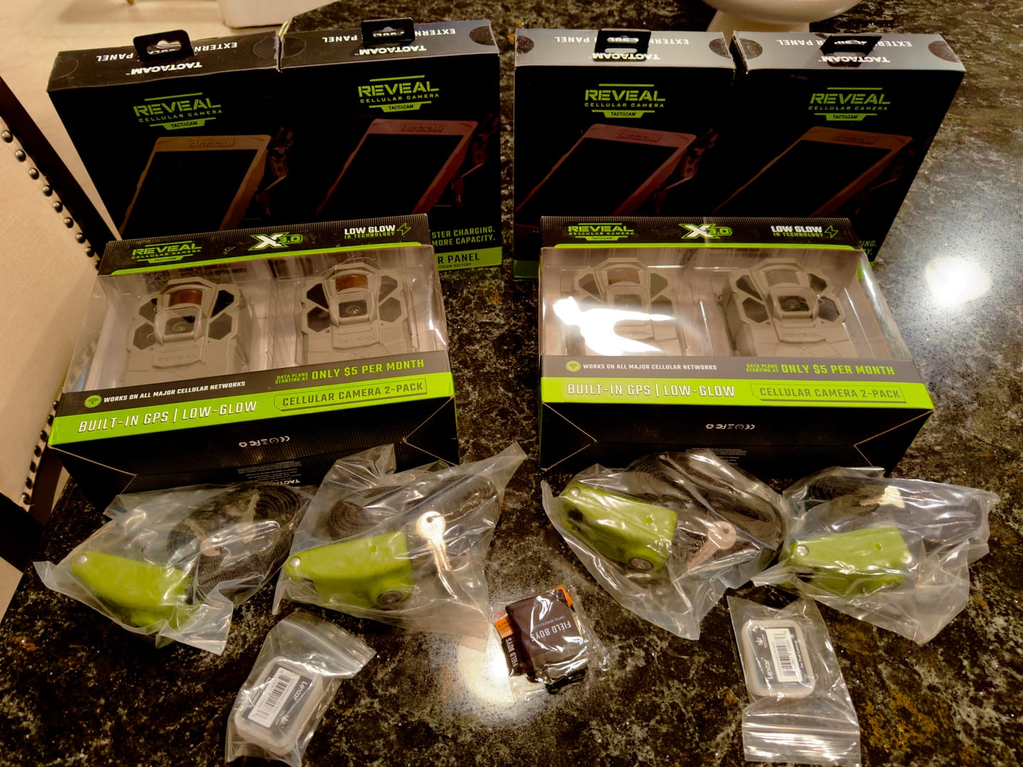 Customer photo review of BUY 4 & SAVE! TACTACAM REVEAL X GEN 3.0  with Solar Panels, Lockable Straps, SD Cards and Cleaning Cloth