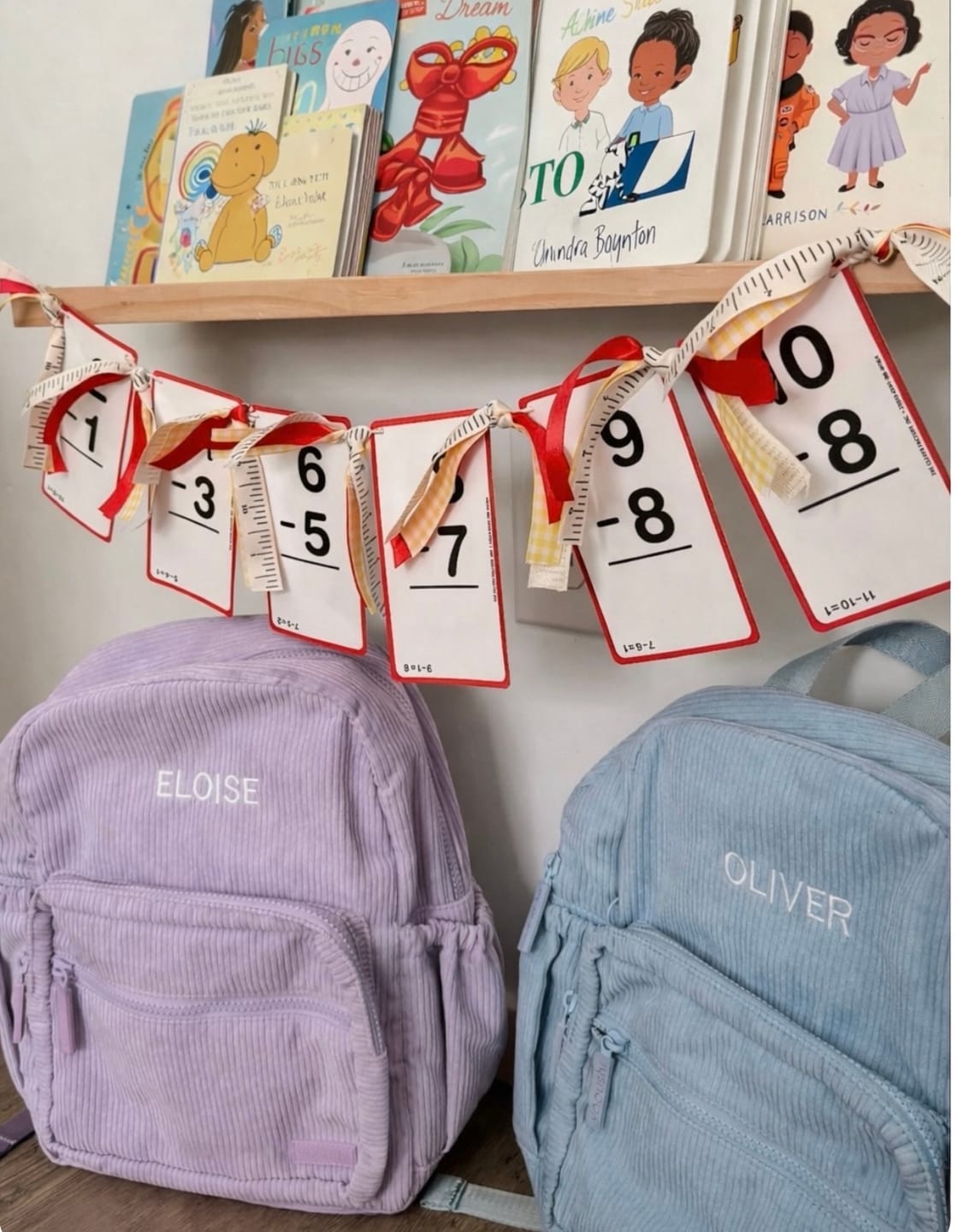 Customer photo review of Yooushi® Corduroy Backpack – Lilac