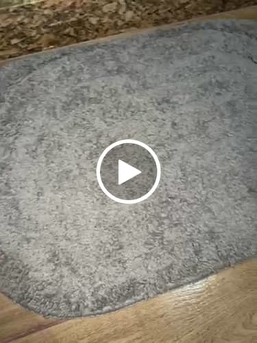 Customer video review of Alfombra De Baño Ducha Oval  40×60 cm Gris