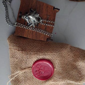 Customer photo review of Griffin Pendant