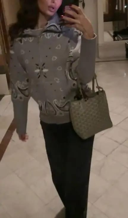 Customer photo review of Stacey Paisley Knitted Cardigan