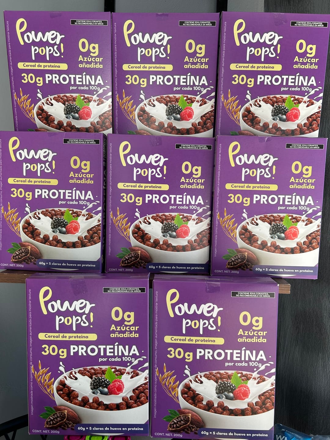 Customer photo review of 30 pack 50 g ¡Mucha Proteína! Envio Gratis