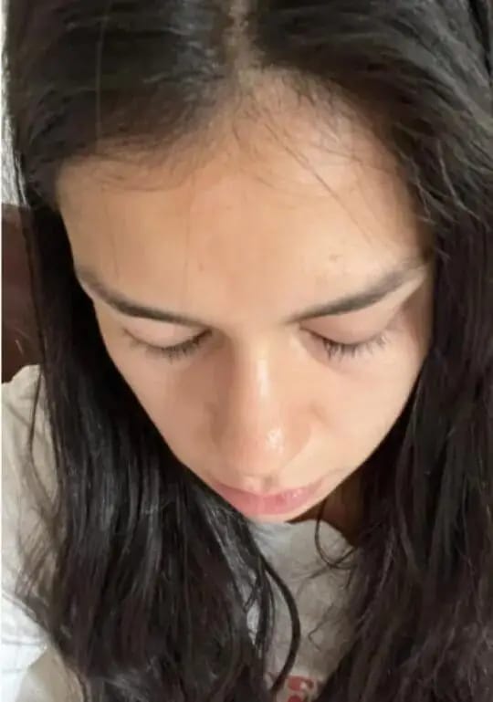 Customer photo review of Awaken™ Nourishing Brow Serum
