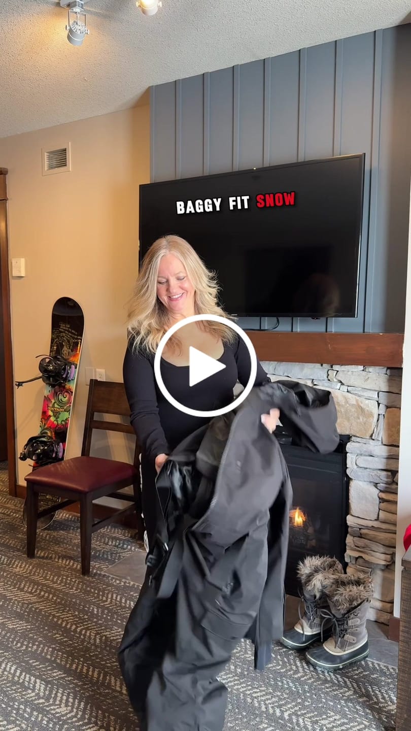 Customer video review of Women's Black Insulated Waterproof Asymmetric Design Belted One-Piece Ski Suit