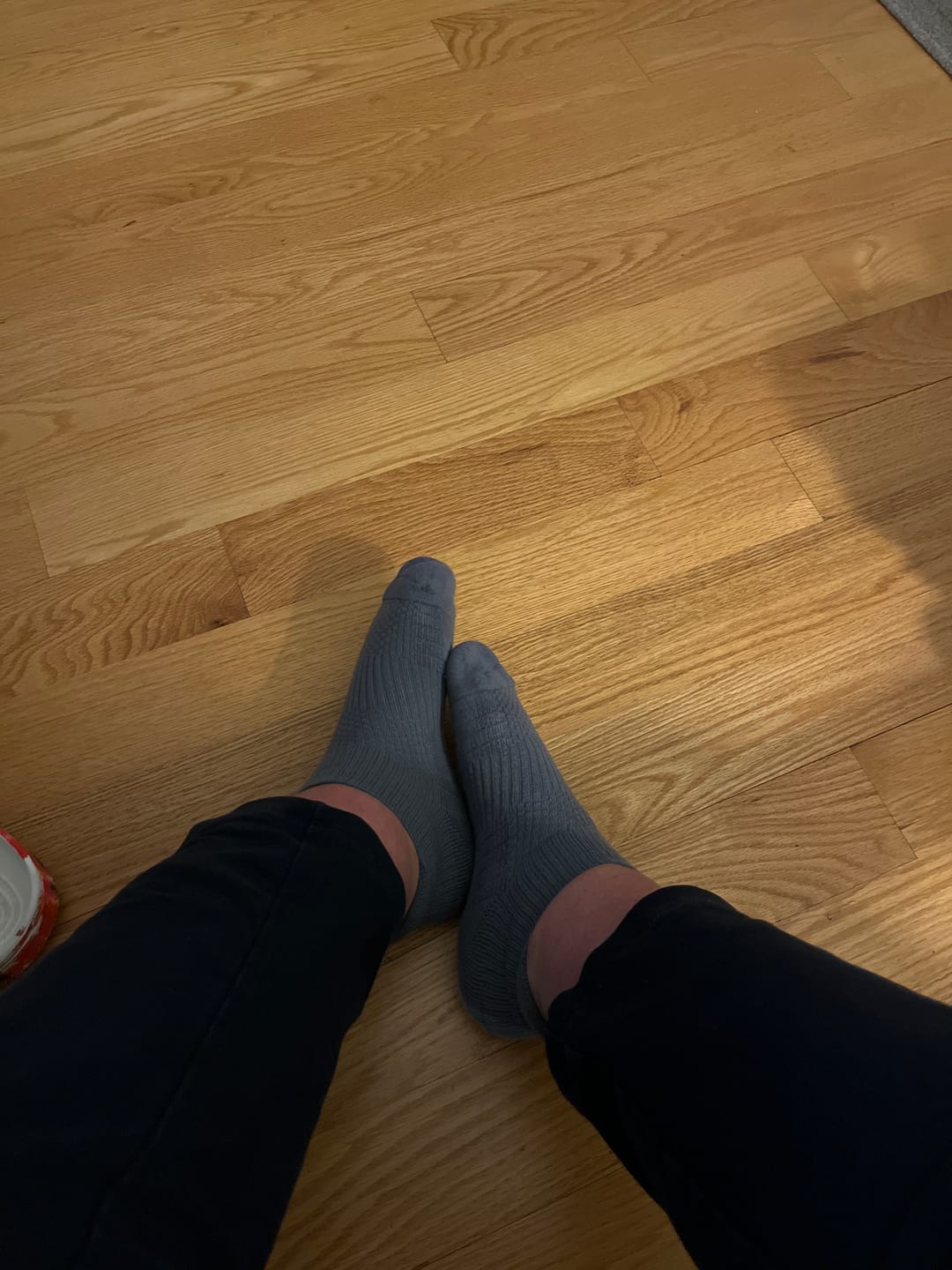 Customer photo review of Solid Essentials Ankle Compression Socks 5-Pack Bundle