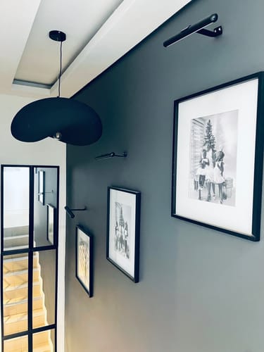 Customer photo review of Cloudform Black or White Pendant Light