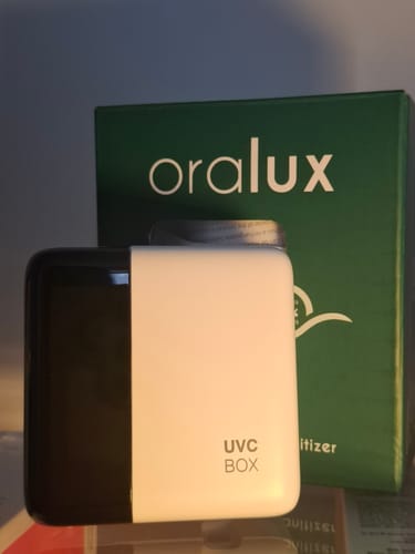 Customer photo review of Oralux UV Toothbrush Sanitizer