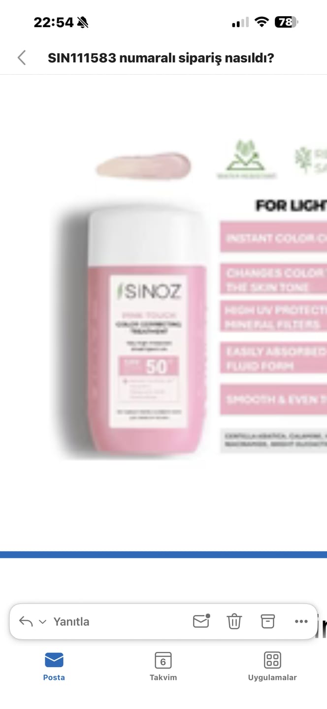 Customer photo review of Mineral UV filter - Pink Touch Color Correcting Treatment