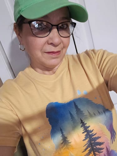 Customer photo review of Mystical Bigfoot Premium Tee