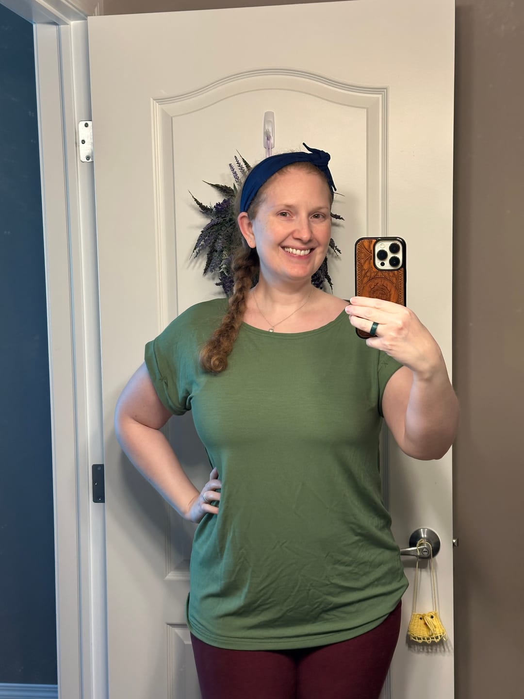 Customer photo review of *Pre-Sale* Cuff Tee