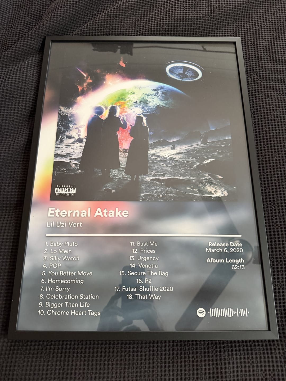 Customer photo review of Lil Uzi Vert Album Posters