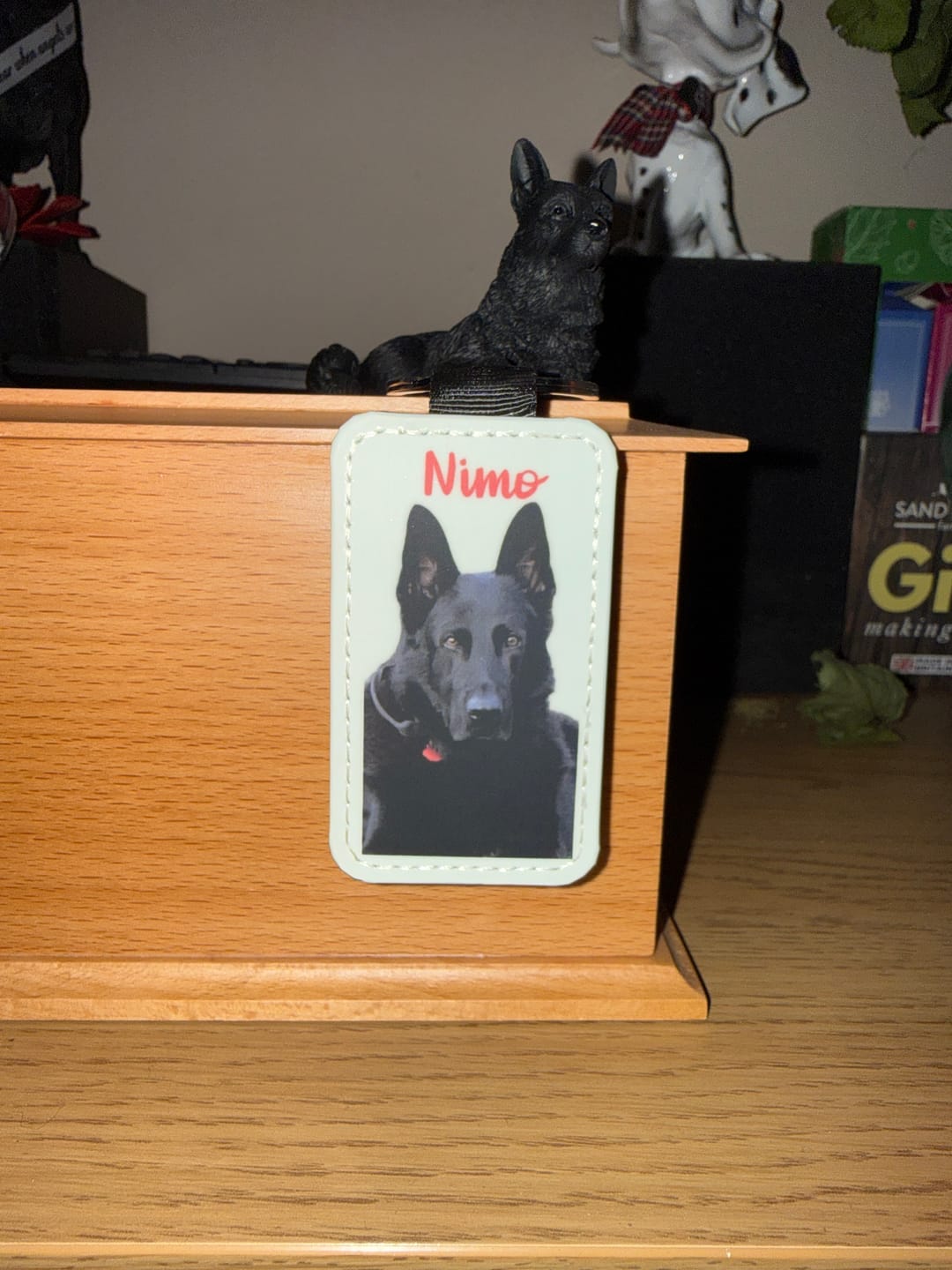 Customer photo review of Pet portrait - Personalised Keychain