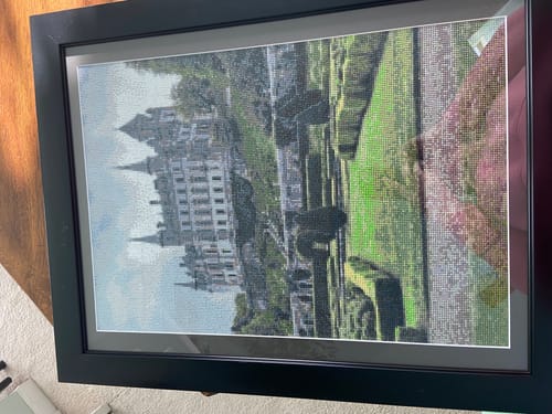 Customer photo review of Custom Diamond Painting Kit