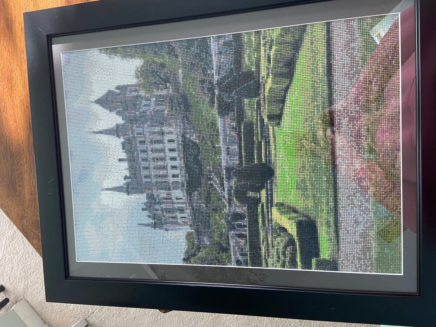 Customer photo review of Custom Diamond Painting Kit