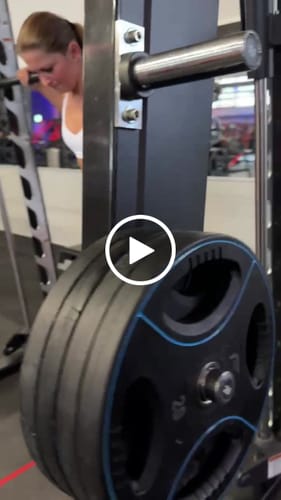 Customer video review of LUXE Sculpt Flared Leggings - Candy Red (Limited Edition)