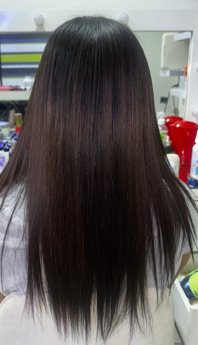 Customer photo review of QiQi Super Soaker Smoothing Hair Treatment Masque 250ml