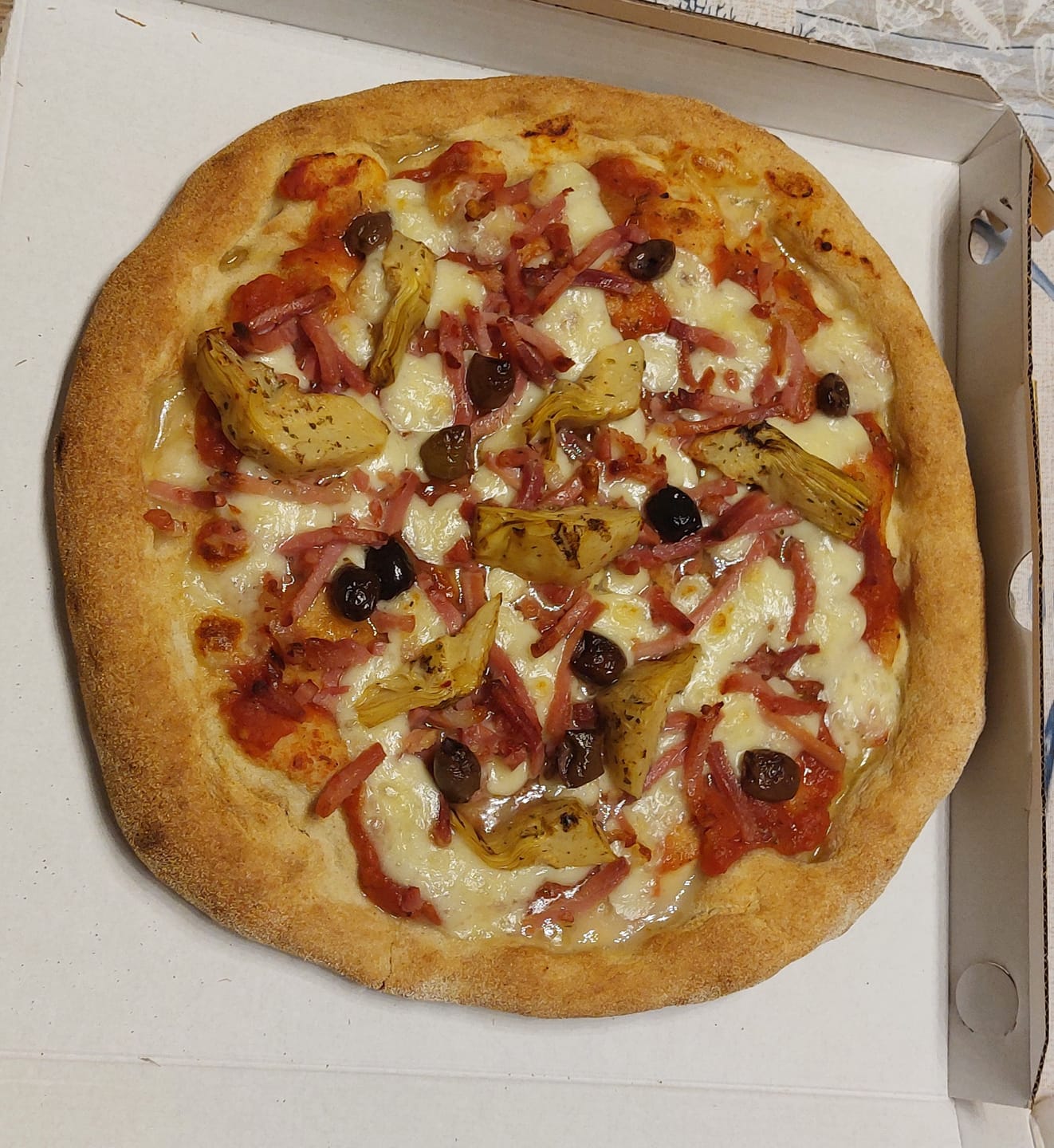Customer photo review of Pizza sorriso "Low Carb Extreme"
