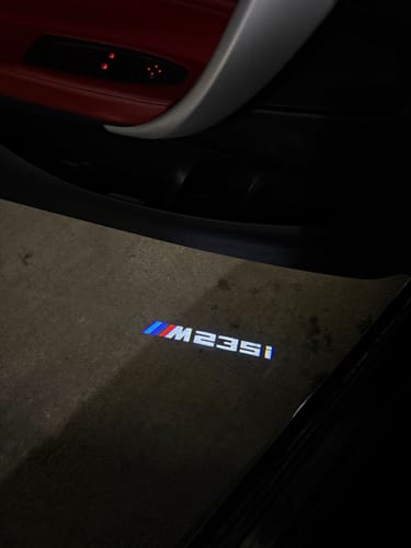 Customer photo review of BMW F SERIES DOOR LIGHTS