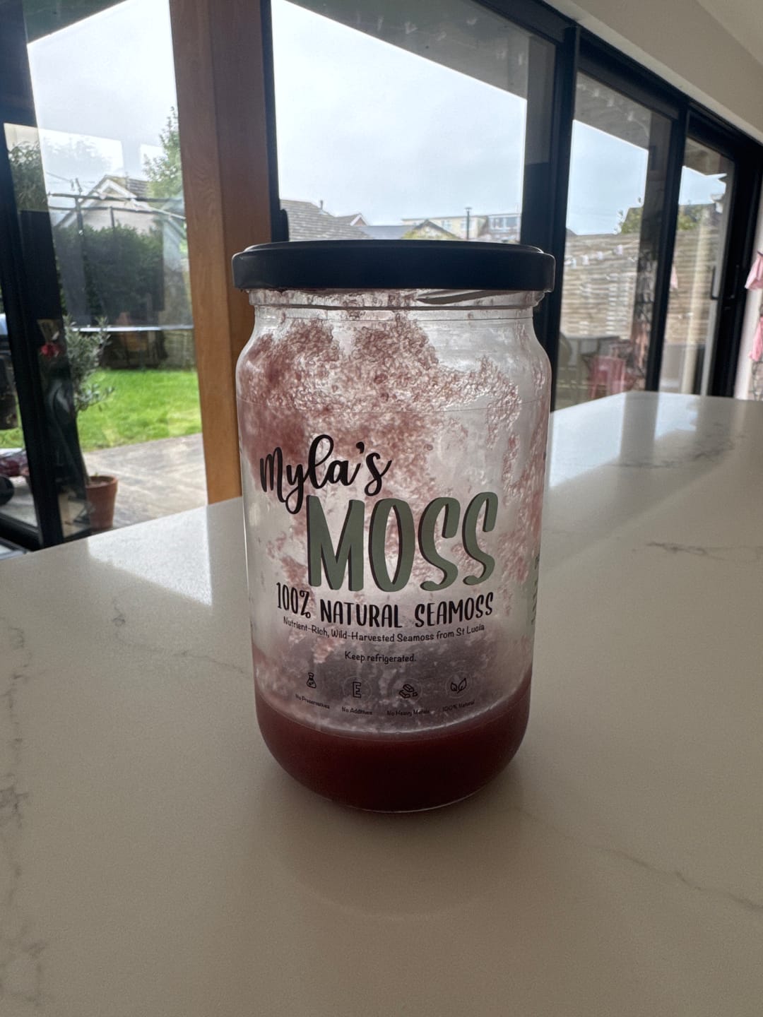 Customer photo review of PURPLE SEAMOSS GEL 720ML *LIMITED EDITION*