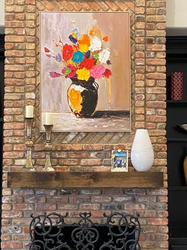 Customer photo review of Flower Canvas Art #FL244