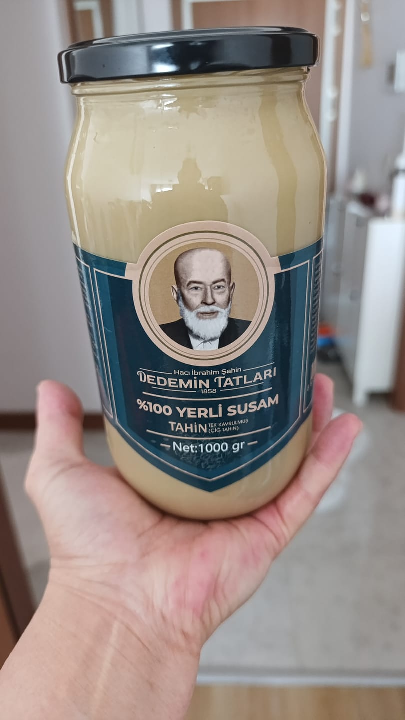 Customer photo review of %100 Yerli Susamdan Çiğ Tahin - 1000gr 3'lü Paket