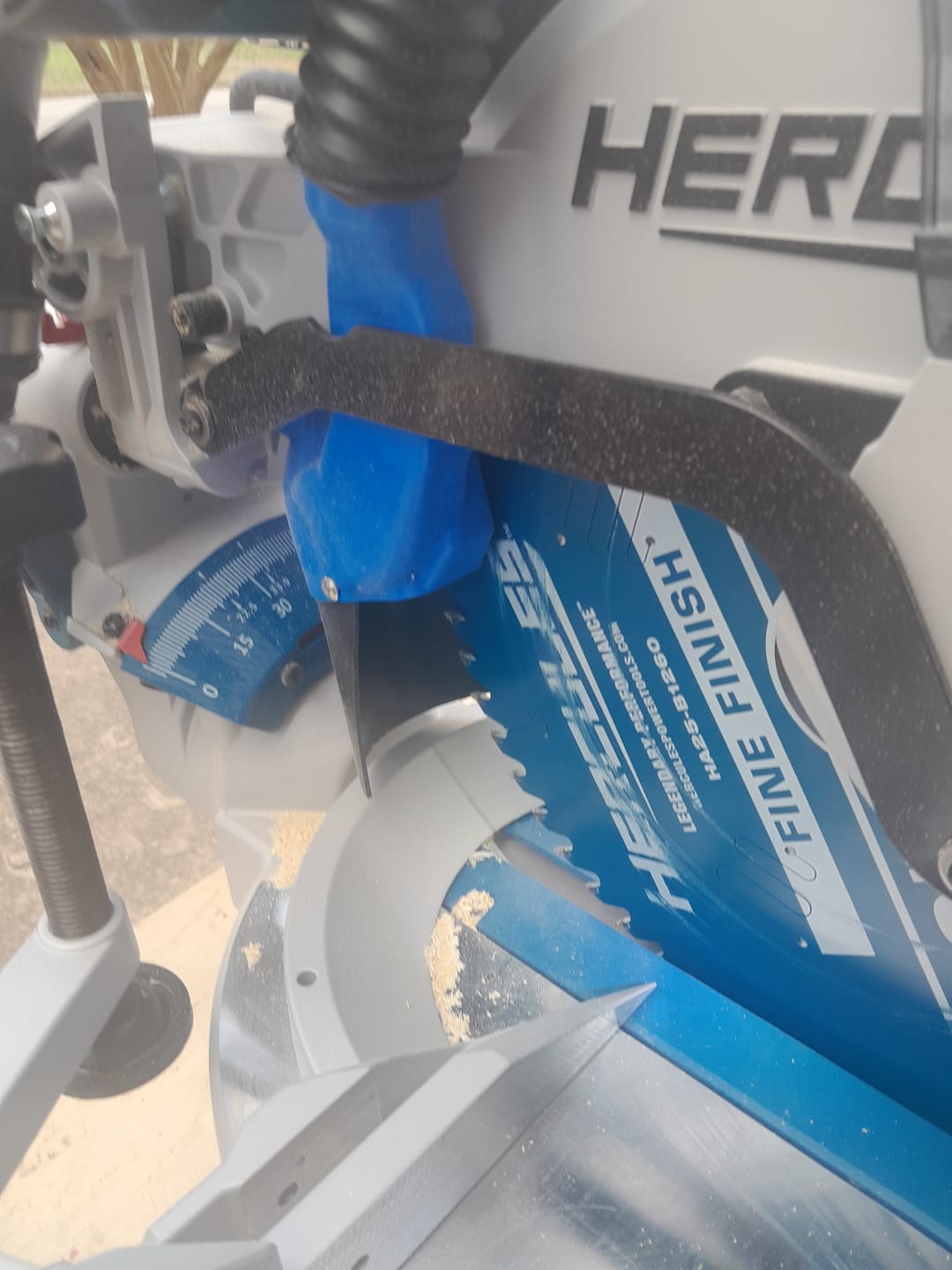 Customer photo review of Hercules 12" Sliding Compound Miter Saw Dust Collection