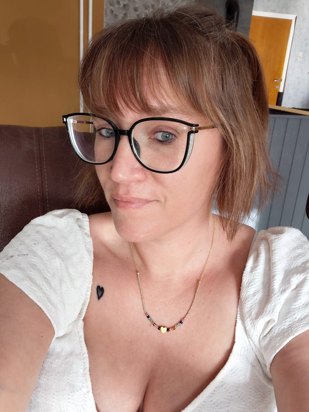 Customer photo review of Collier "Chemin du Cœur" – 7 Chakras