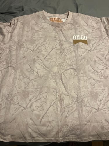 Customer photo review of Wild Horses Boxy Tee (Faded Camo)