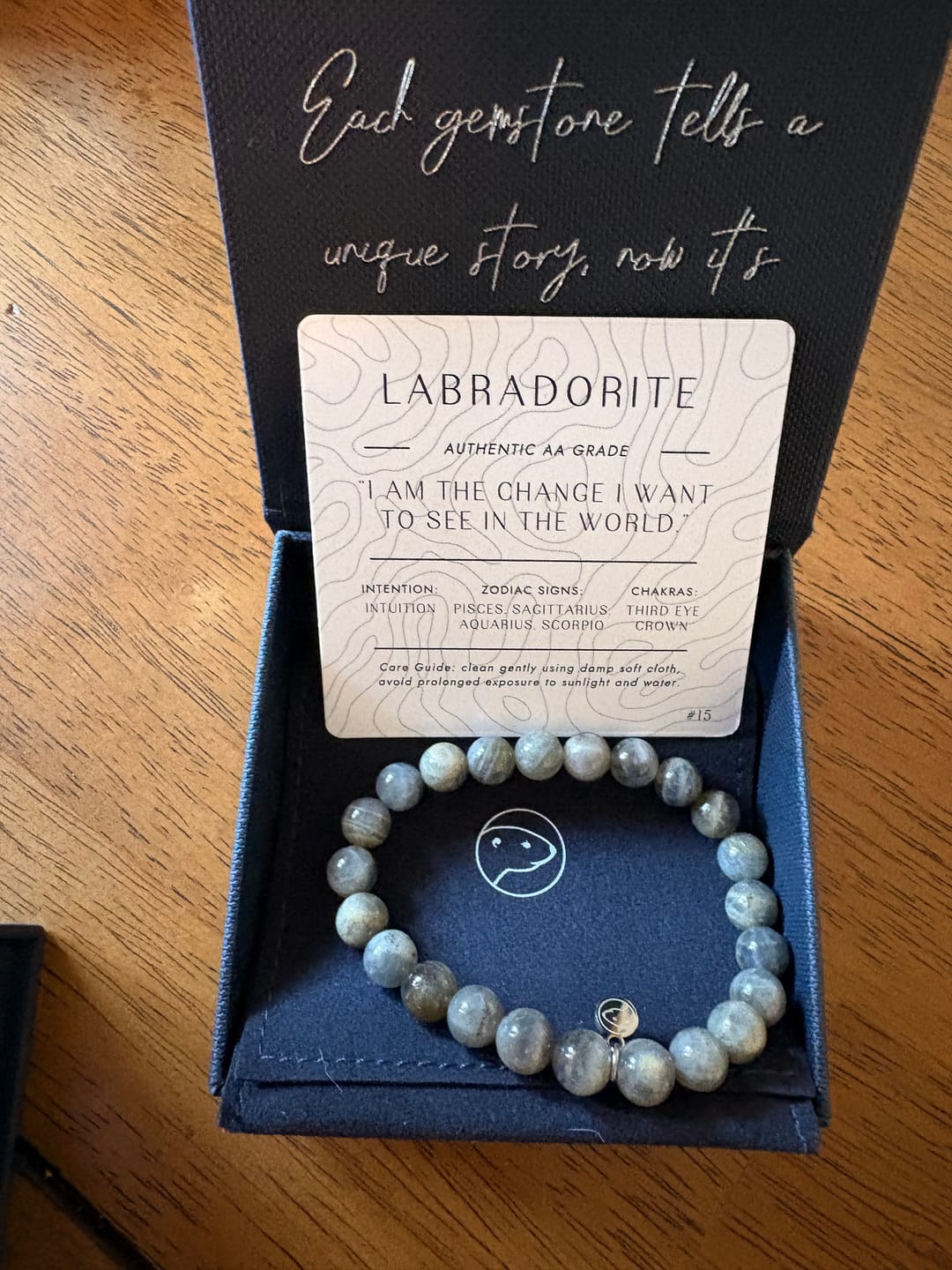 Customer photo review of Labradorite Bracelet