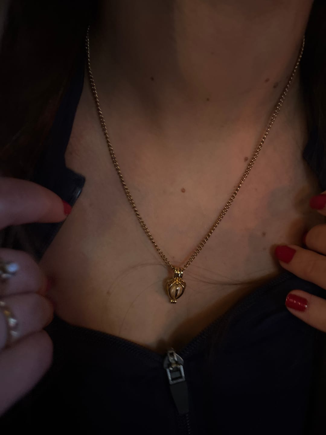 Reseña con foto de cliente del Kit de collar de perlas FabuLove