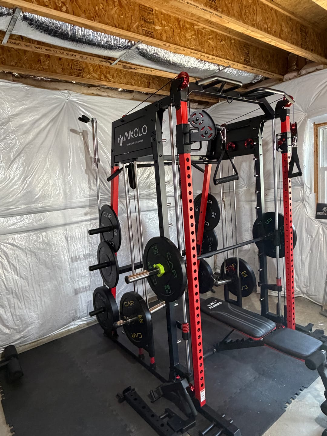 Customer photo review of M4-2.0 Ultra All-In-One Functional Home Gym Smith Machine (UPGRADED)