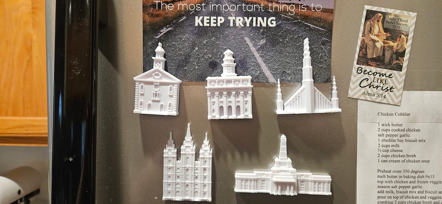 Customer photo review of 10 Temple Magnets - Gift Ready