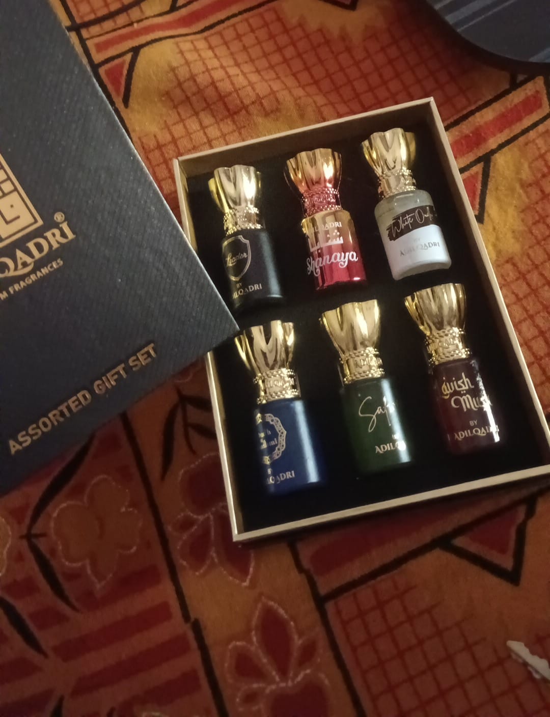 Customer photo review of Assorted Luxury Attar Perfume Gift Set (6 × 5.5Ml)