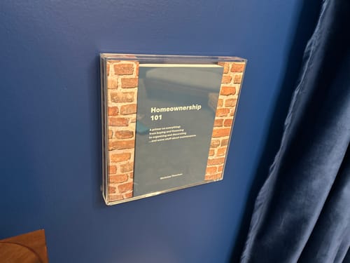 Customer photo review of Versatile Acrylic Display Case with Slide Back and Size Options