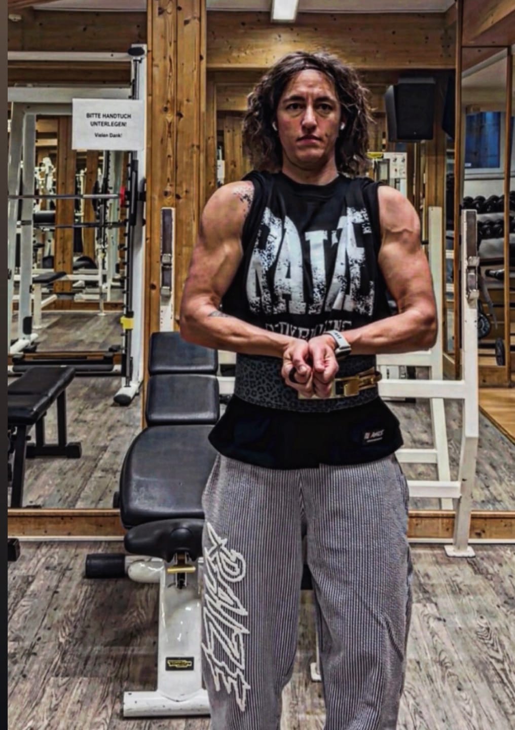 Customer photo review of Signature Bodybuilding Shirt