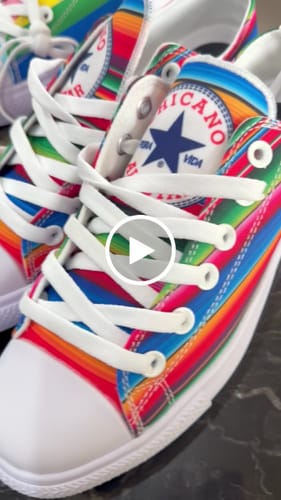 Customer video review of OG Low Tops Chicano All Star ( Black or White Soles )